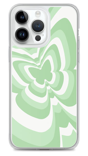 green butterfly burst